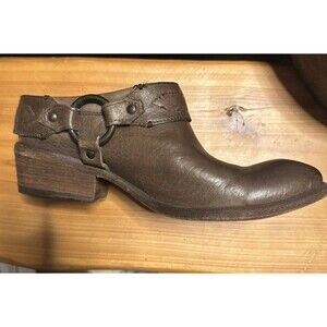 Frye Carson Harness Brown Leather Booties Style 70160 Women’s 7.5B